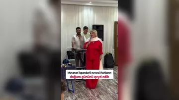 Mətanət İsgəndərli nəvəsinə ad günü etdi1