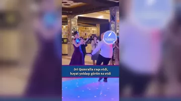 Əri Qumralla rəqs etdi, həyat yoldaşı görün nə etdi