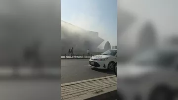 Задымление в Бакинском конгресс центре