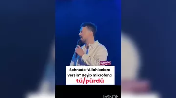 Murat Boz səhnə aldığı zaman etdiyi hərəkətlə diqqət çəkib