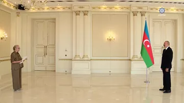 Prezident İlham Əliyev İsveçin Azərbaycanda yeni təyin olunmuş səfirini qəbul edib