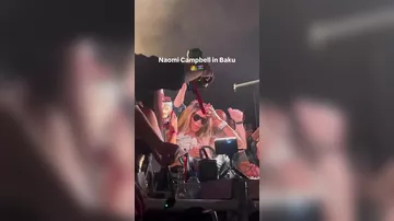 Наоми Кэмпбелл в Баку