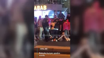 Bakıda gənc qızı motosiklet vurdu