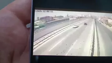 “Masazır dairəsi”ndəki dəhşətli qəzanın anbaan videosu