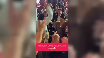 Pünhan toyunda rəqsi ilə diqqət çəkdi