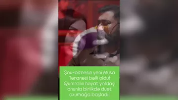 Qumralın əri də müğənniliyə başladı