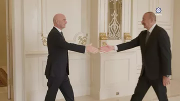 Prezident İlham Əliyev FIFA-nın prezidentini qəbul edib (29.09.2026)