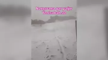 Naxçıvana ilk qar yağdı