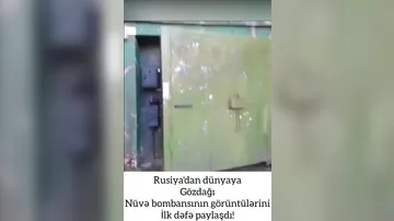 RUSİYA DÜNYAYA XƏBƏRDARLIQ EDİR: NÜVƏ BOMBASININ GÖRÜNTÜLƏRİ İLK DƏFƏ YAYIMLANDI!
