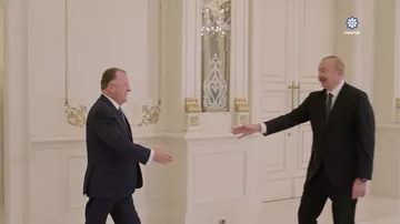 Prezident İlham Əliyev Beynəlxalq Cüdo Federasiyasının prezidentini qəbul edib (03.10.2026)