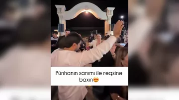Püban Piriyevin xanımı ilə diqqət çəkən rəqsi