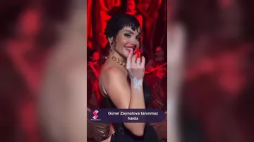 "Azəri qızı" Günel tanınmaz halda