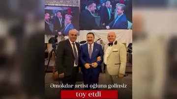 Cabir İmanov oğluna gəlinsiz toy etdi
