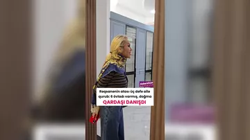 Rəqsanə ilk dəfə qardaşı ilə