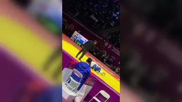 Zelim Tçkayev 1/8 finalda - cüdoçumuz moldovalı rəqibini saxlama texnikası ilə məğlub etdi.