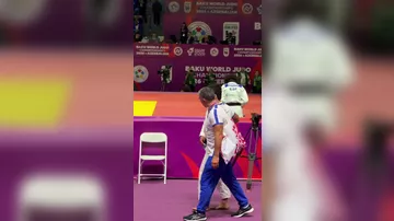 Azərbaycan cüdoçusu Vüsal Qələndərzadə ipponla qələbə qazanaraq növbəti mərhələyə vəsiqə qazandı