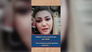 Müğənni canlı yayımda göz yaşı tökdü