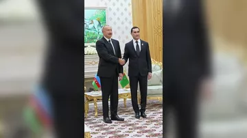 Prezident İlham Əliyevin sosial media hesablarında Türkmənistana səfəri barədə videoçarx paylaşılıb