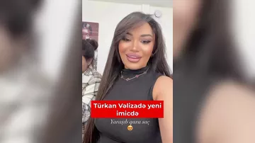 Türkan Vəlizadə uzun zaman sonra yeni imic