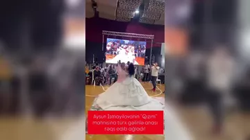 Aysunun mahnısına türk gəlinlə anası ağladı