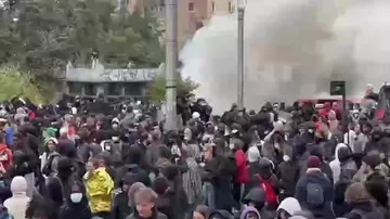 Протесты в Брюсселе переросли в хаос и беспорядки