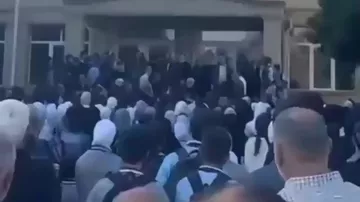 Провокация в школе в Нардаране