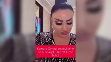 Kəmalə Günəşli bahalı ətirini göstərdi