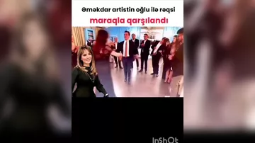 Nailə İslamzadənin oğlu ilə maraqlı rəqsi