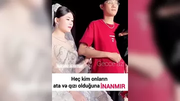 Çində 41 yaşlı ata 21 yaşlı qızının toyunda gənc görünüşü ilə sosial şəbəkələrin gündəminə gəlib