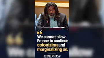 We cannot allow France to continue colonizing and marginalizing us - Dimitri QENEGEI
