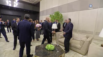 Prezident İlham Əliyev Tacikistan Prezidenti ilə görüşüb (14.10.2026)
