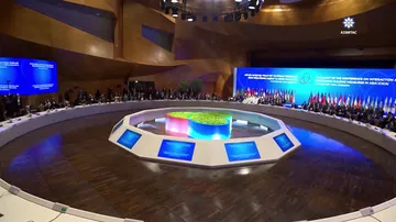 Prezident İlham Əliyev AQEM-in Zirvə Toplantısında torpaqlarımızın işğaldan azad edilməsi məsələsinə toxunub