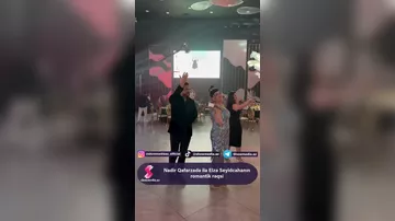 Nadir Qafarzadə ilə Elza Seyidcahanın romantik rəqsi