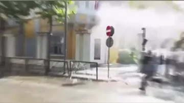 Тирана на пятый день столкновений протестующих с полицией-2