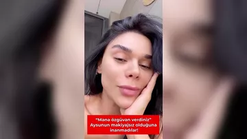 Aysun İsmayılova effeksiz gözəlliyindən danışdı