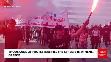 Масштабные протесты студентов и преподавателей в Греции