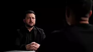 Zelenski müsahibə zamanı ağladı