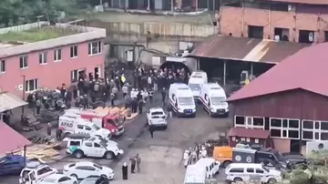 Türkiyədə mədəndə güclü partlayış