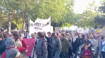 Масштабная акция студентов и преподавателей в Вене