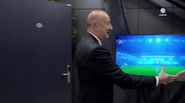 Prezident İlham Əliyev, Birinci xanım Mehriban Əliyeva FIFA U-15 dünya çempionatının və festivalının açılış mərasimini izləyiblər