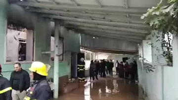 Salyanda evə ildırım düşdü