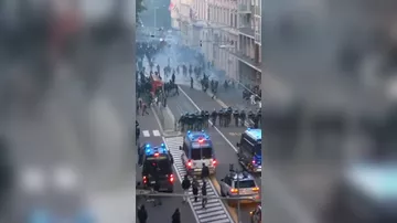 Столкновения протестующих с полицией в ряде итальянских городов