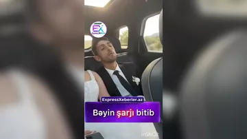 Bəy şadlıq sarayına çatmamış yuxuya getdi