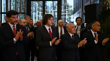 Azərbaycanın və Gürcüstanın Baş nazirləri “ART Riverfront Hotel Tbilisi”nin açılışında iştirak ediblər
