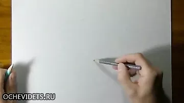 Крутой 3D рисунок карандашом