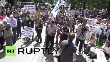 Немецкие фермеры вышли на акцию протеста