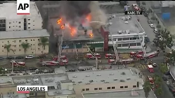 Крупный пожар в Лос-Анджелесе, есть погибший