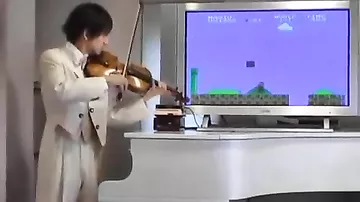 Скрипка - Супер Марио!