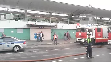 В московском метро из-за пожара произошла давка