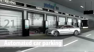 Робот, автоматически паркующий автомобили